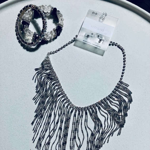 Women's necklace Chic & Modern Party Pure Color Jewelry Sets - JEWELRY - Picture 3 of 7